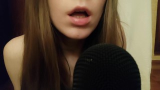 Long tongue mic licking ASMR Brain orgasm